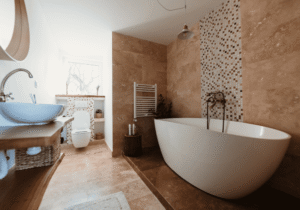 Reforma de baño estilo mediterráneo