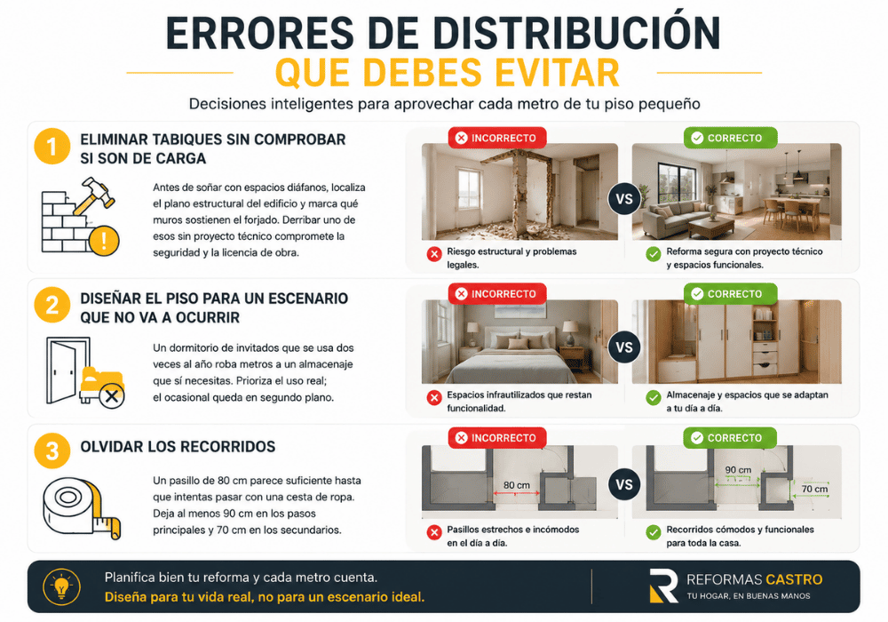 Aprovechar el espacio de un piso pequeño Aprovechar el espacio de un piso pequeño